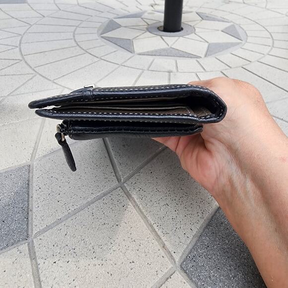 Brighton Women Brighton Black Barbados Large Leather Pocket Wallet